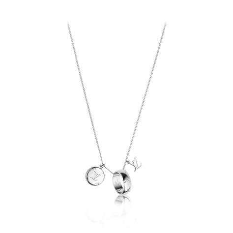 lv monogram charms necklace|Monogram charms necklace S00 .